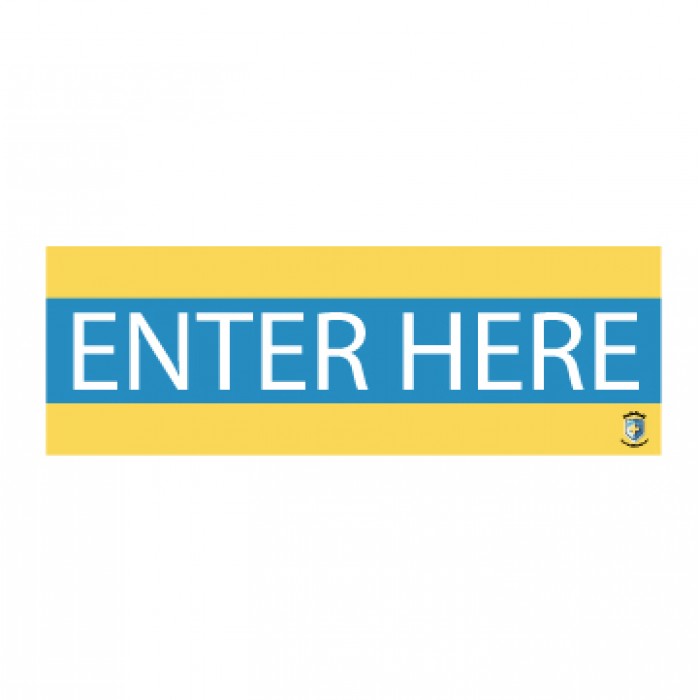 HealthShield™ - "Enter Here" Decal